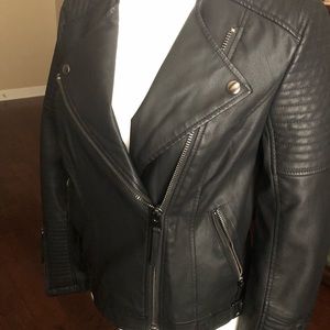 Topshop leather jacket